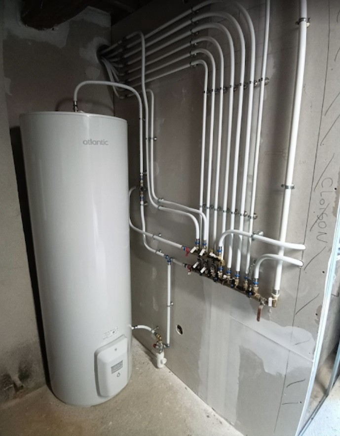 Installation Chauffe-eau & Nourrice Sanitaire